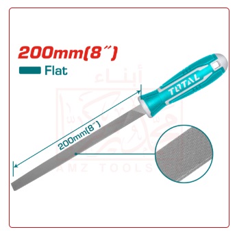 مبرد 8 بوصة حدادي مبطط باليد