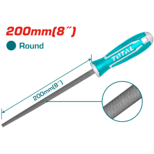 مبرد 8 بوصة خشابي ديل الفار باليد