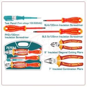 طقم عدة 6 قطع معزول 1000 فولت
