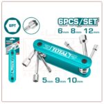 طقم مفك لقمة 6 قطع من 5-12 مل