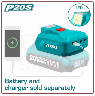 محول بطارية 20 فولت لباور بنك