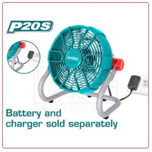 مروحة تعمل بالكهرباء و البطارية بدون بطارية و شاحن 11 بوصة