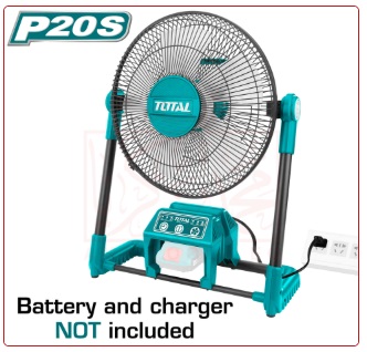 مروحة تعمل بالكهرباء و البطارية بدون بطارية و شاحن